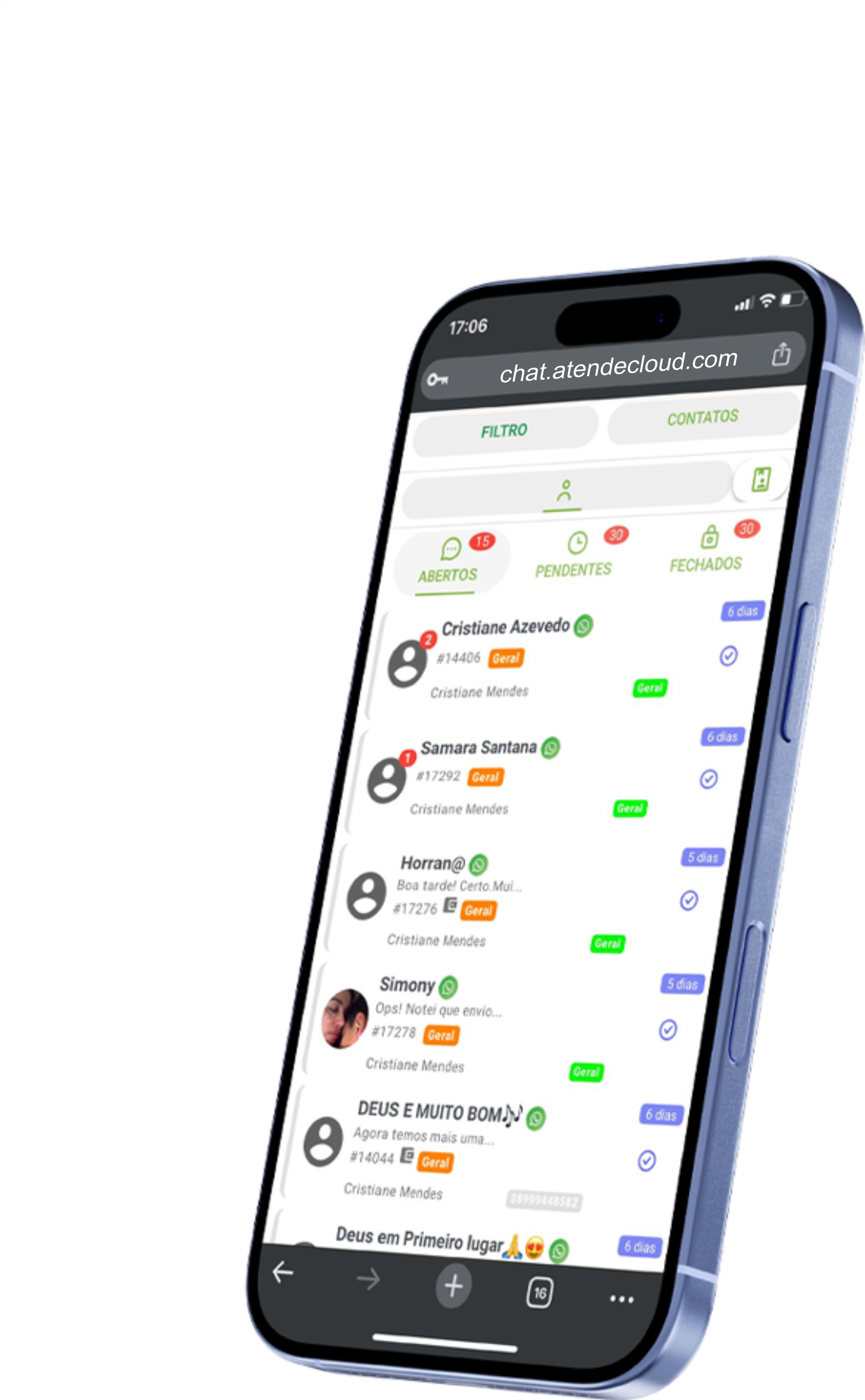 Atende Cloud Dashboard